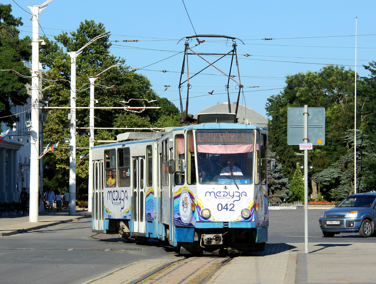 Evpatoria, Tatra KT4SU # 042