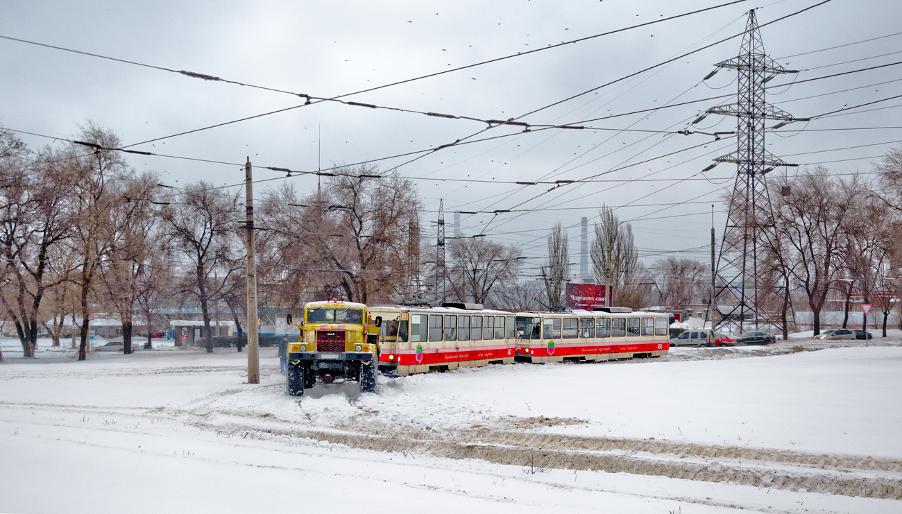 Запорожье, Tatra T6B5SU № 447; Запорожье, Татра-Юг Т6Б5 № 454