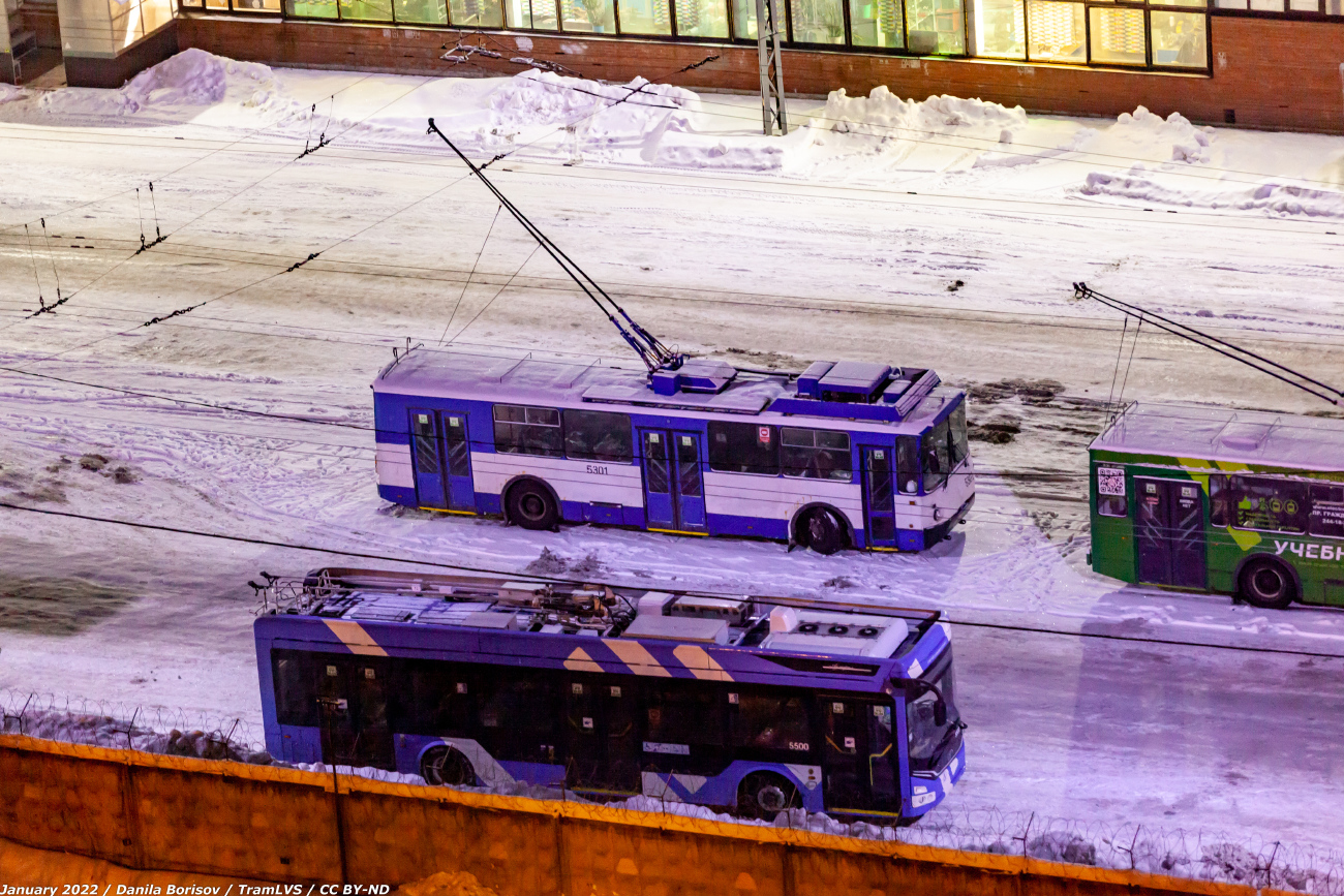 Санкт-Петербург, ВЗТМ-5284 № 5301; Санкт-Петербург, ПКТС-6281.00 «Адмирал» № 5500