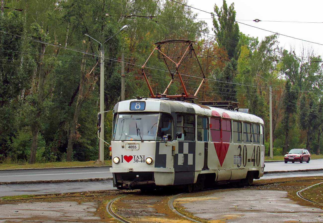 Харьков, Tatra T3A № 4055