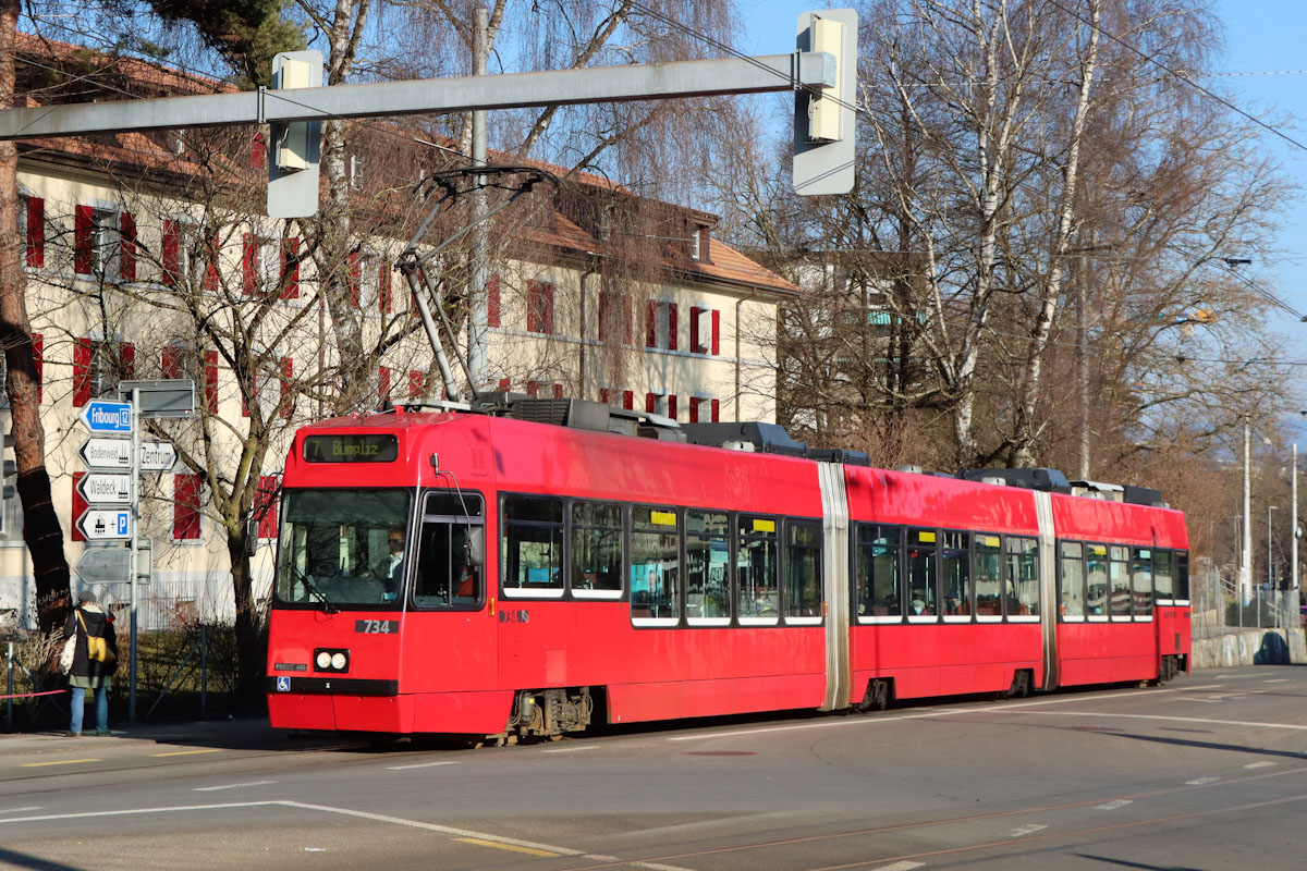 Берн, ACMV/ABB/Duewag Be 4/8 № 734