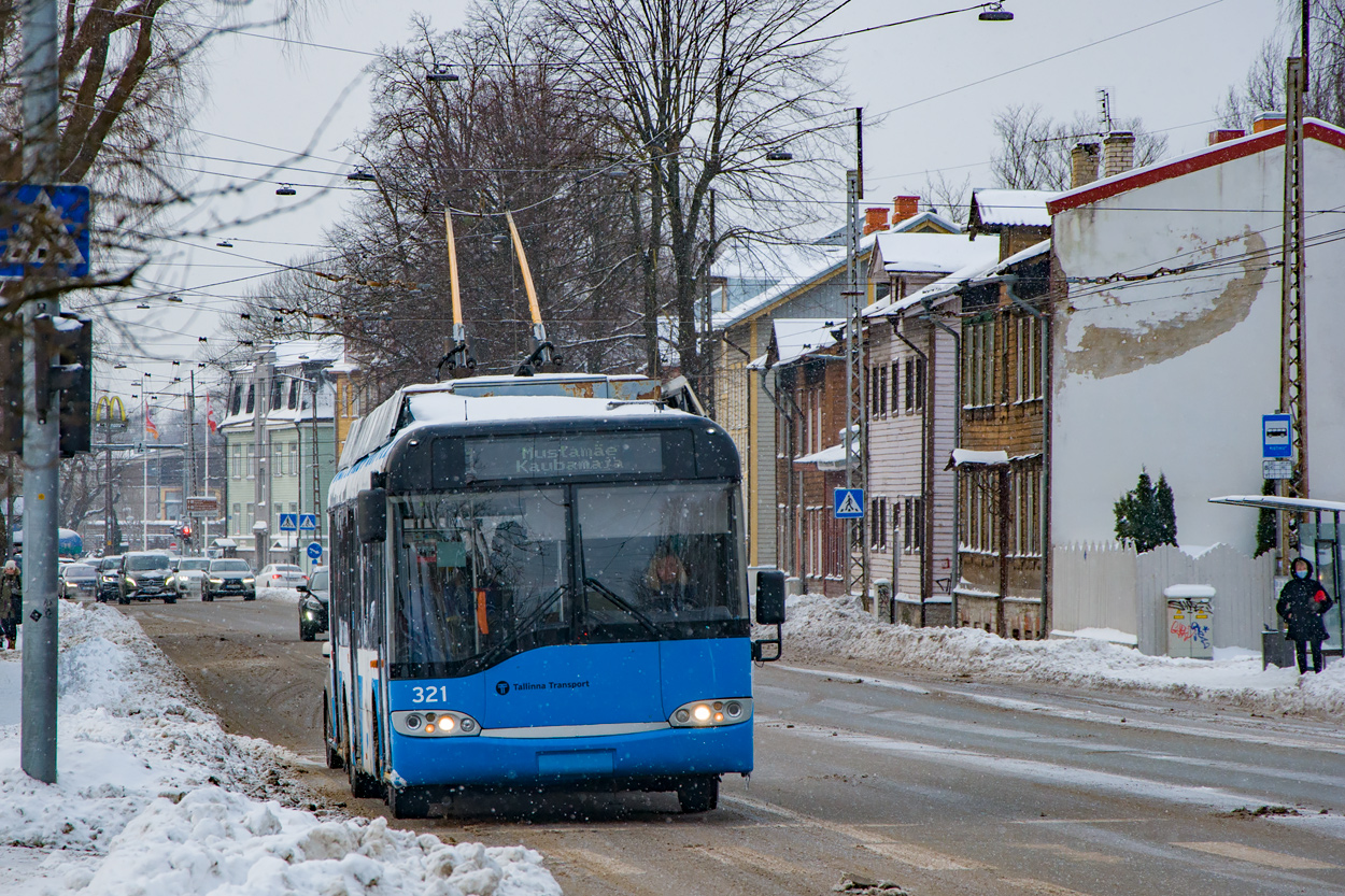 Таллінн, Solaris Trollino II 12 Ganz № 321 Таллінн, Solaris Trollino II 12 Ganz № 321