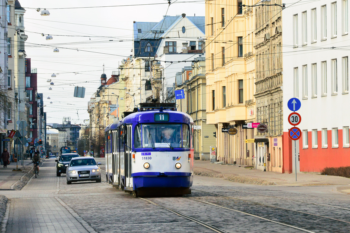 Рига, Tatra T3A № 51830