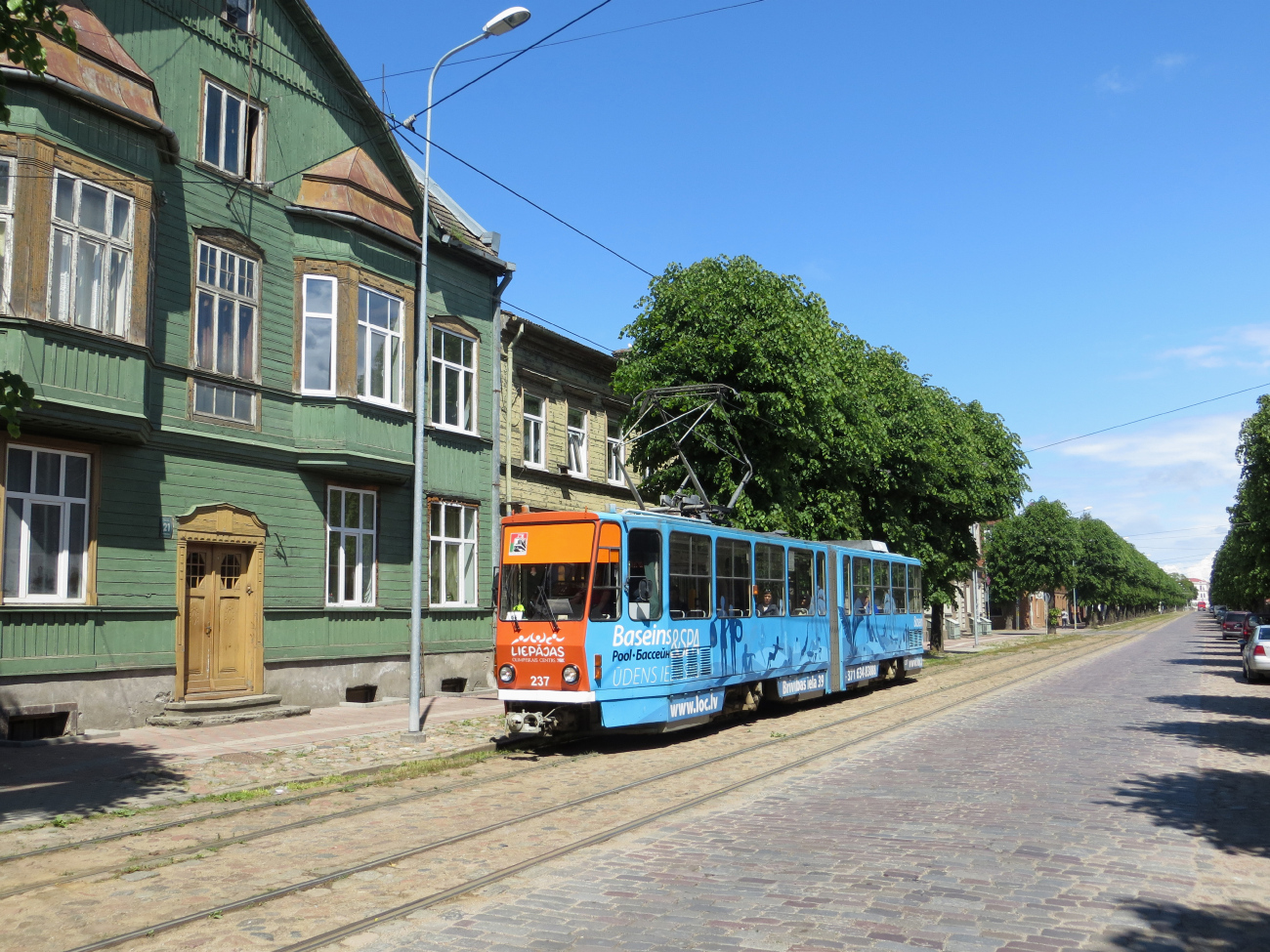 Лиепая — Трамвайные линии и инфраструктура