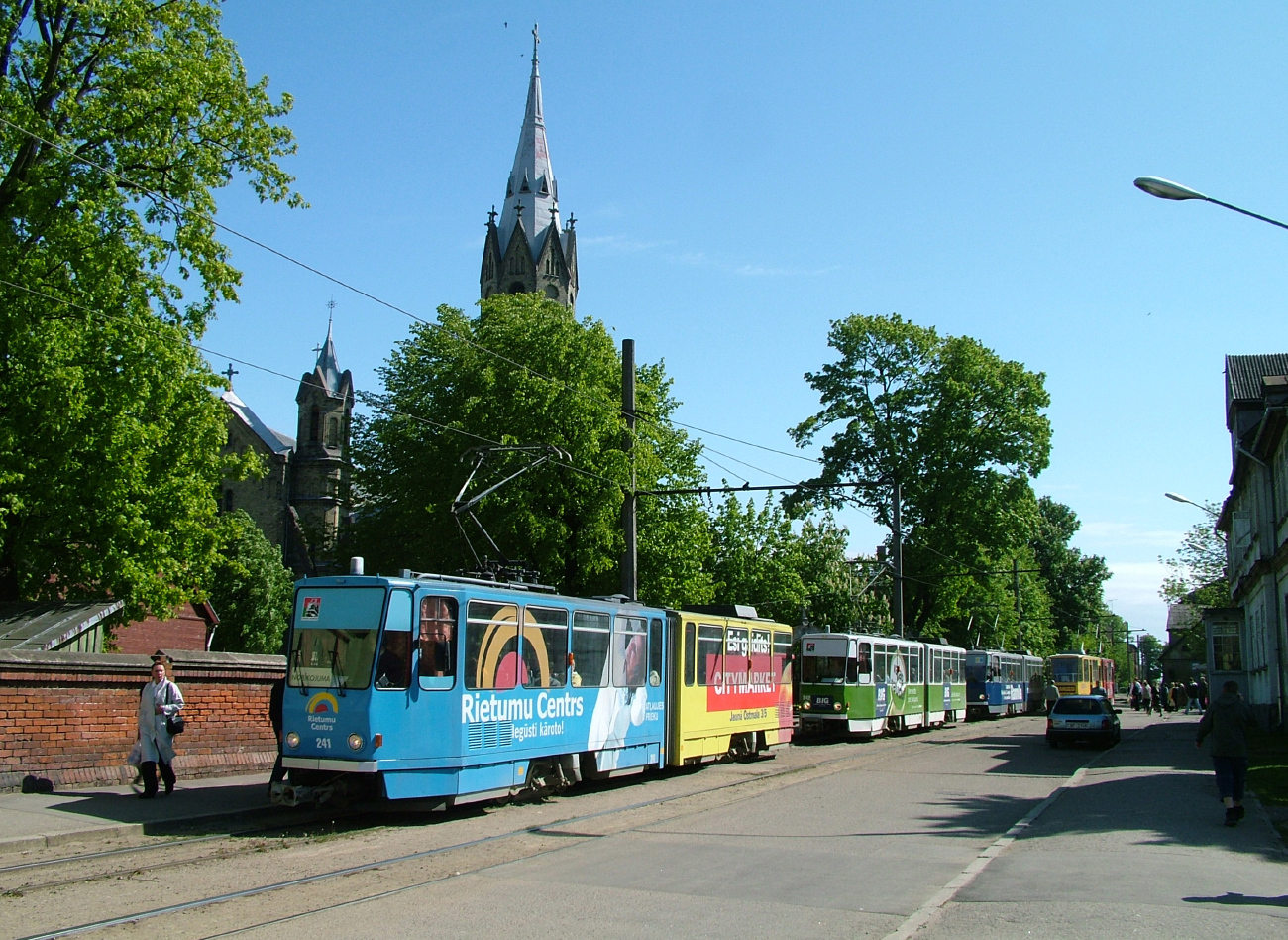 Лиепая, Tatra KT4D № 241; Лиепая, Tatra KT4D № 242