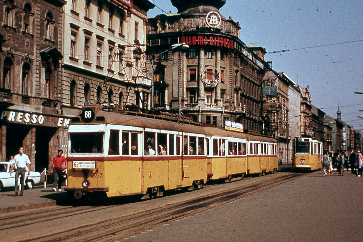 Будапешт, Ganz UV1 № 3222; Будапешт — Старые фотографии