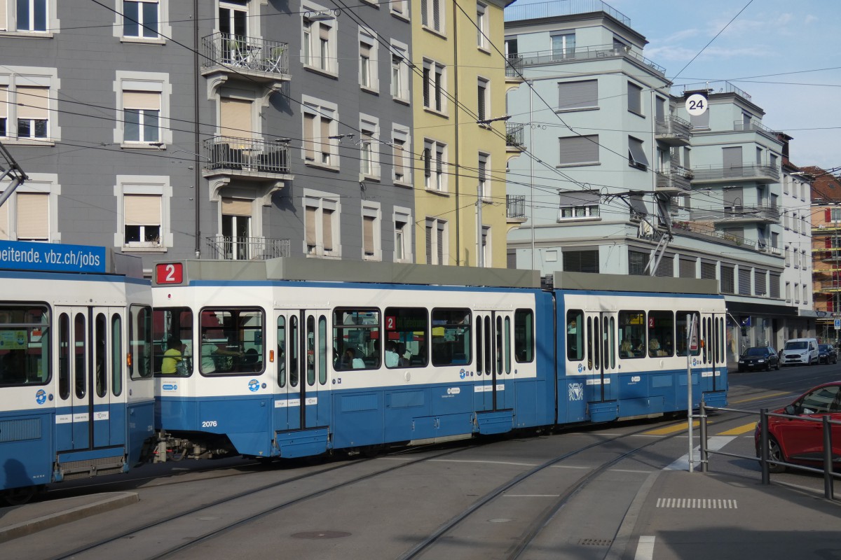 Цюрих, SWP/SIG/BBC Be 4/6 "Tram 2000" № 2076