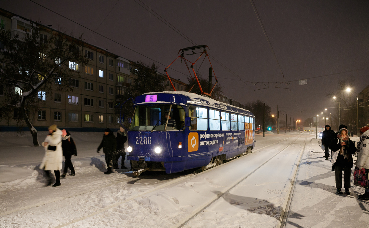 Ижевск, Tatra T3SU (двухдверная) № 2286