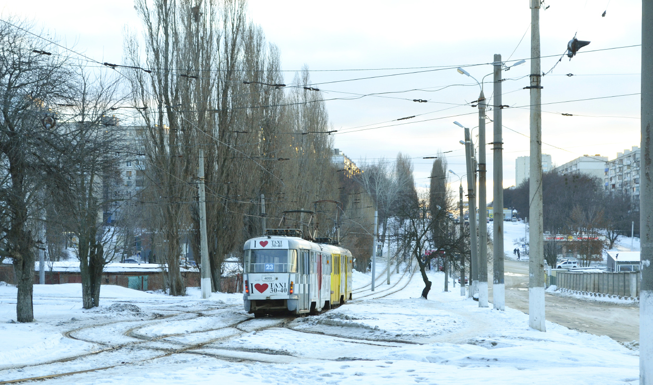 Харьков, Tatra T3A № 4055