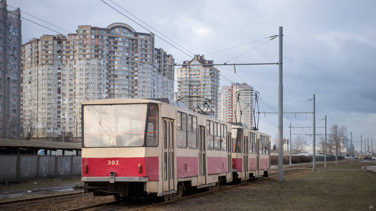 Киев, Tatra T6B5SU № 302