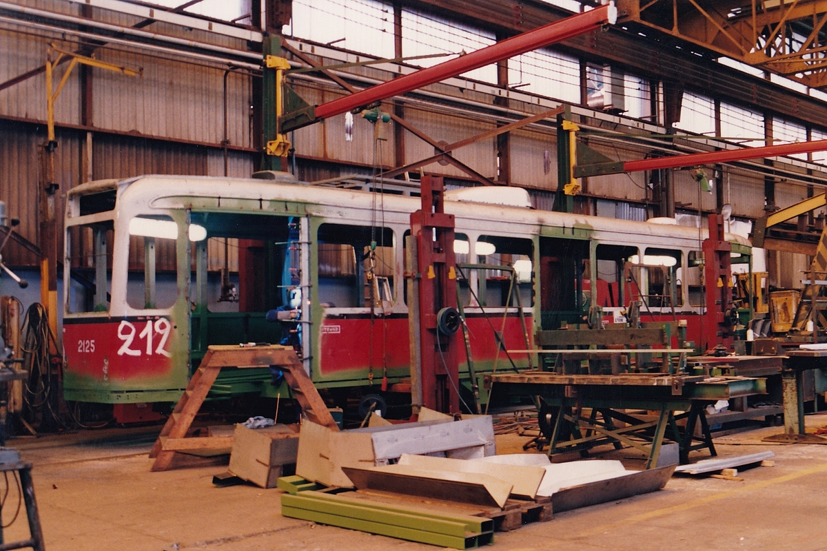Антверпен, BN PCC Antwerpen № 2125; Антверпен — Старые фотографии (city trams Antwerpen 1980 — 1999)
