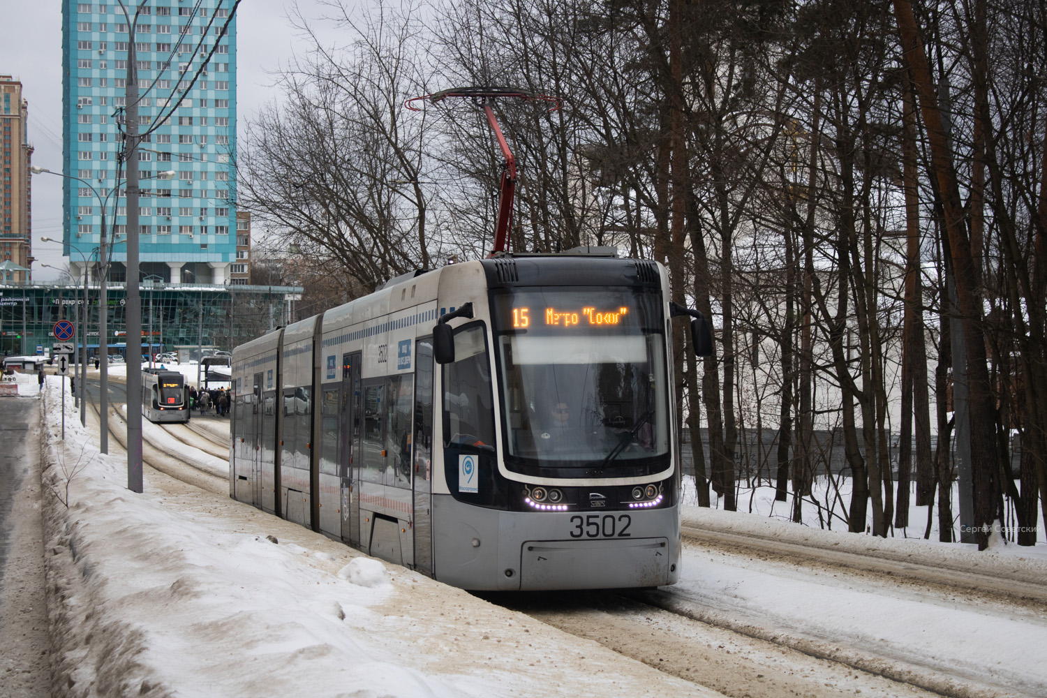 Москва, 71-414 (Pesa Fokstrot) № 3502