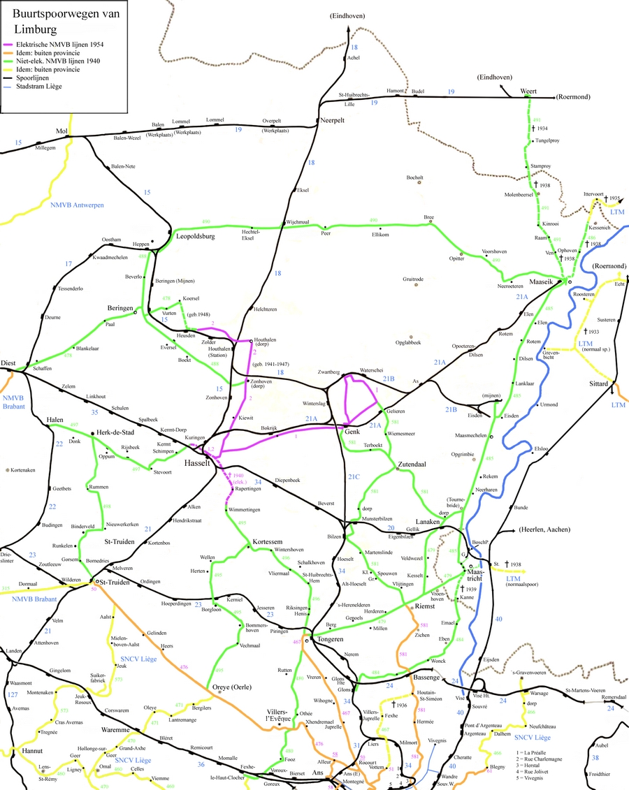 Hasselt — Maps
