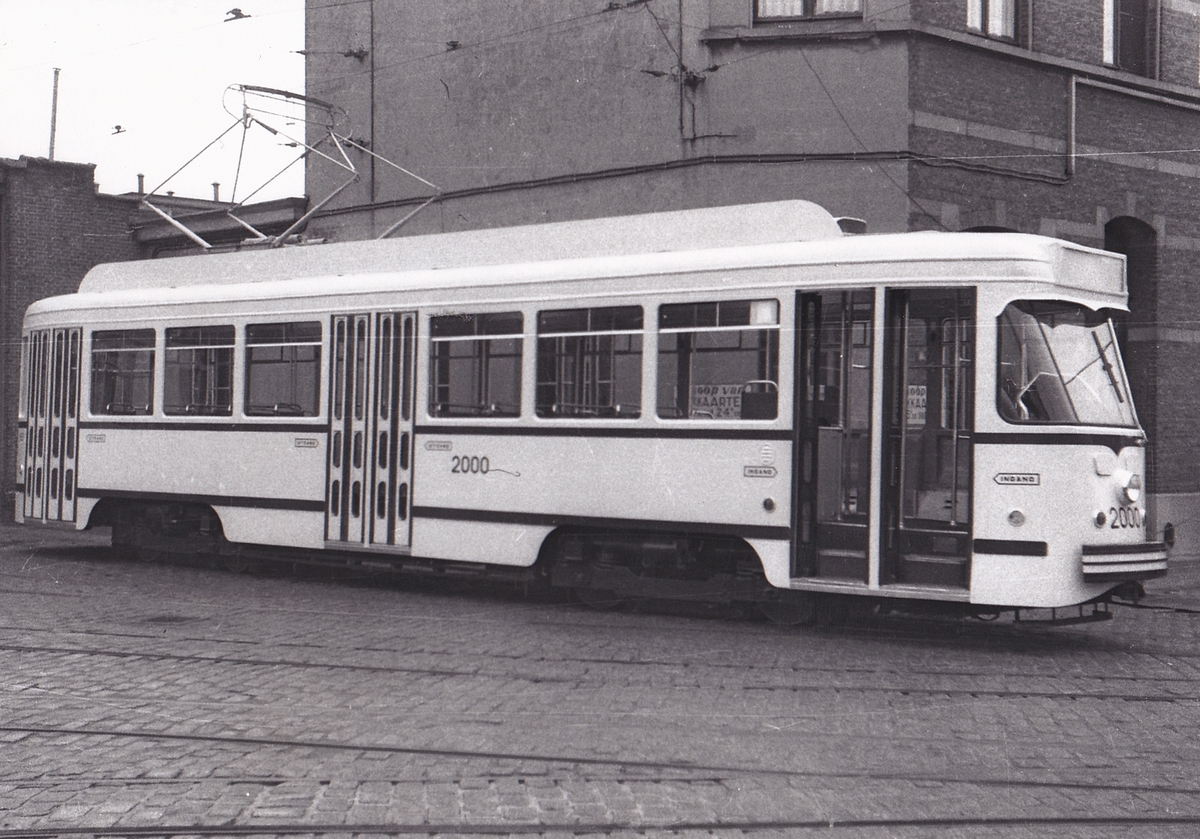 Антверпен, BN PCC Antwerpen № 2000; Антверпен — Старые фотографии (city trams Antwerpen)