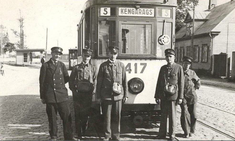Рига, Двухосный моторный «Фениксъ» № 417; Рига — Старые фотографии