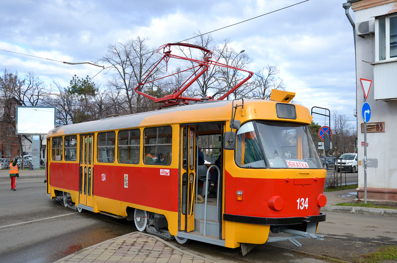 Краснодар, Tatra T3SU № 134