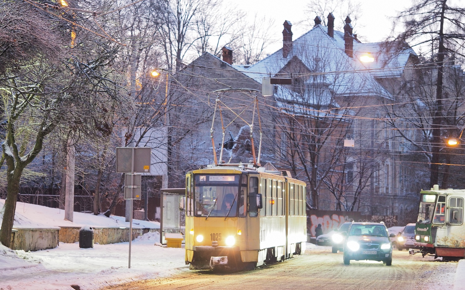 Lviv, Tatra KT4SU № 1025 Lviv, Tatra KT4SU № 1025