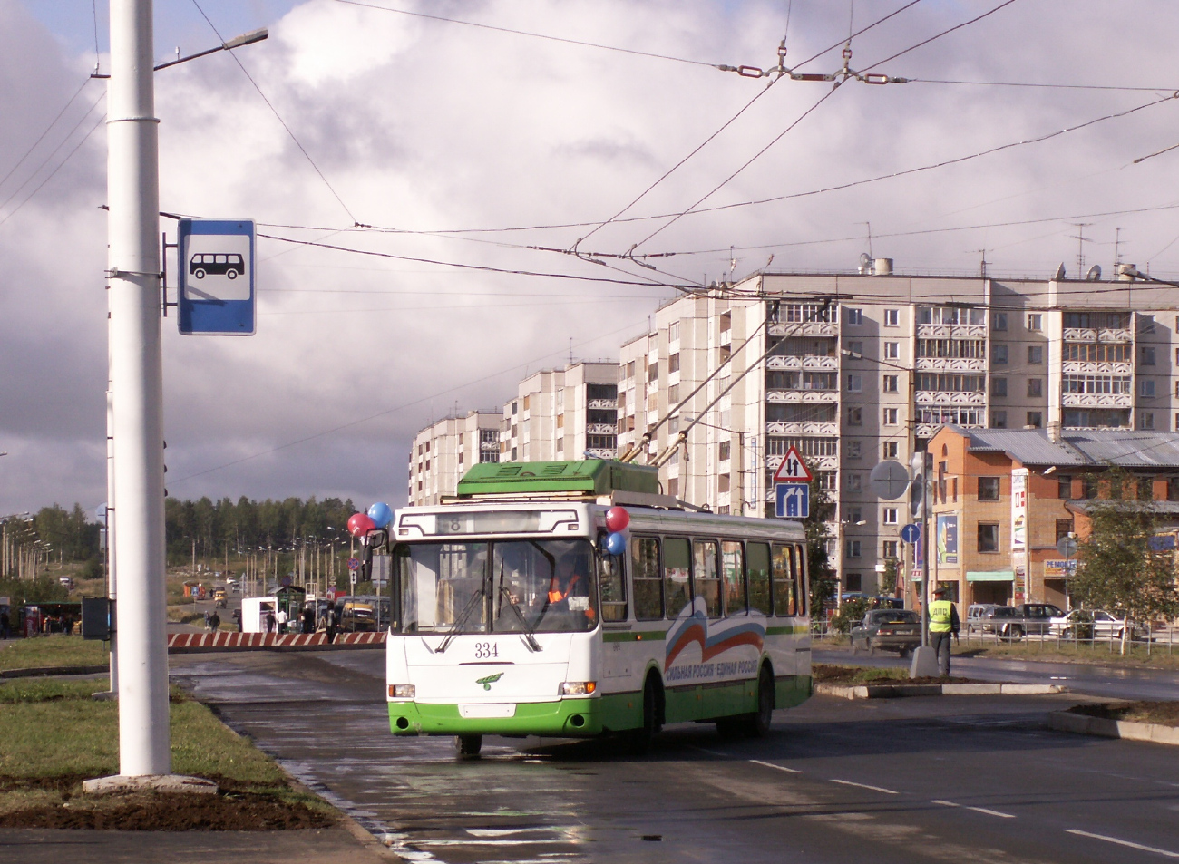 Петрозаводск, МТрЗ-5279-0000012 № 334; Петрозаводск — Открытие троллейбусной линии до Лососинского шоссе