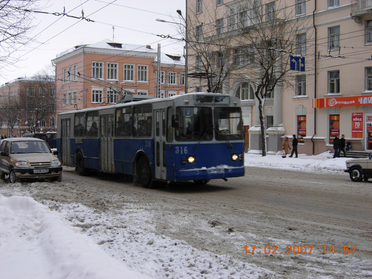 Петрозаводск, ЗиУ-682Г [Г00] № 316