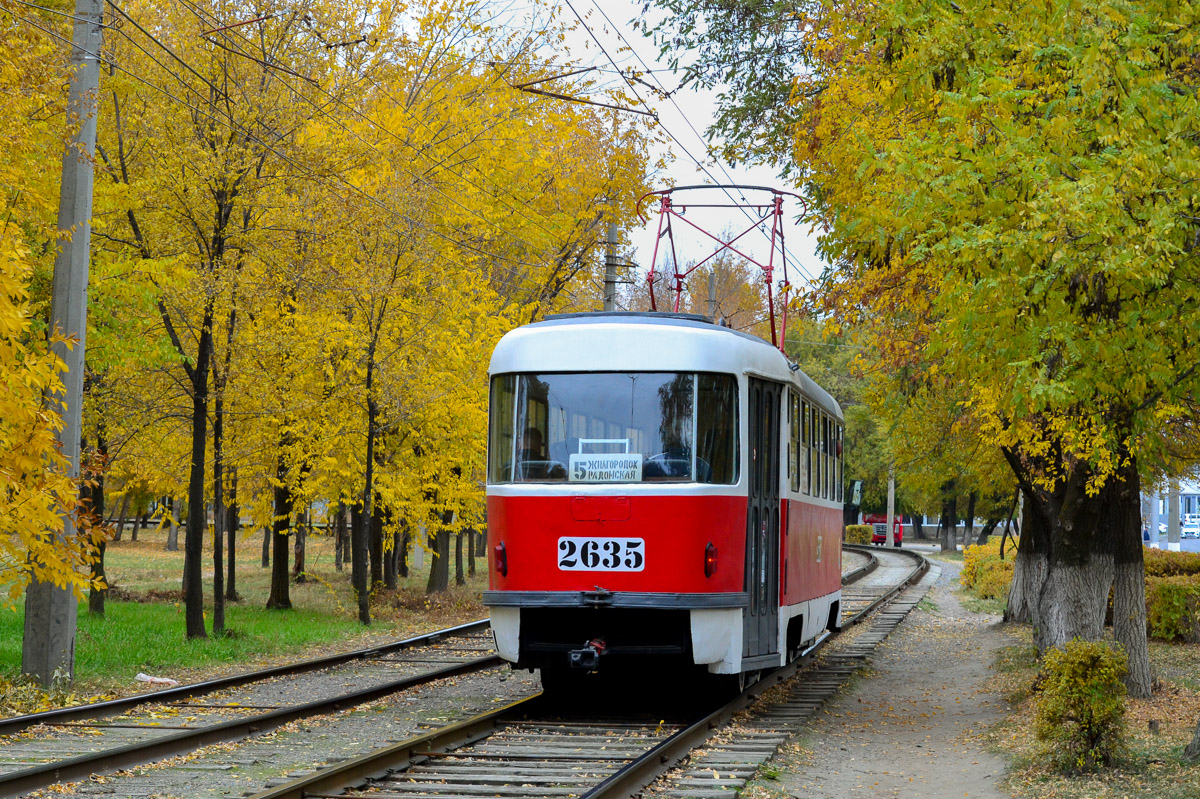 Волгоград, Tatra T3SU (двухдверная) № 2635