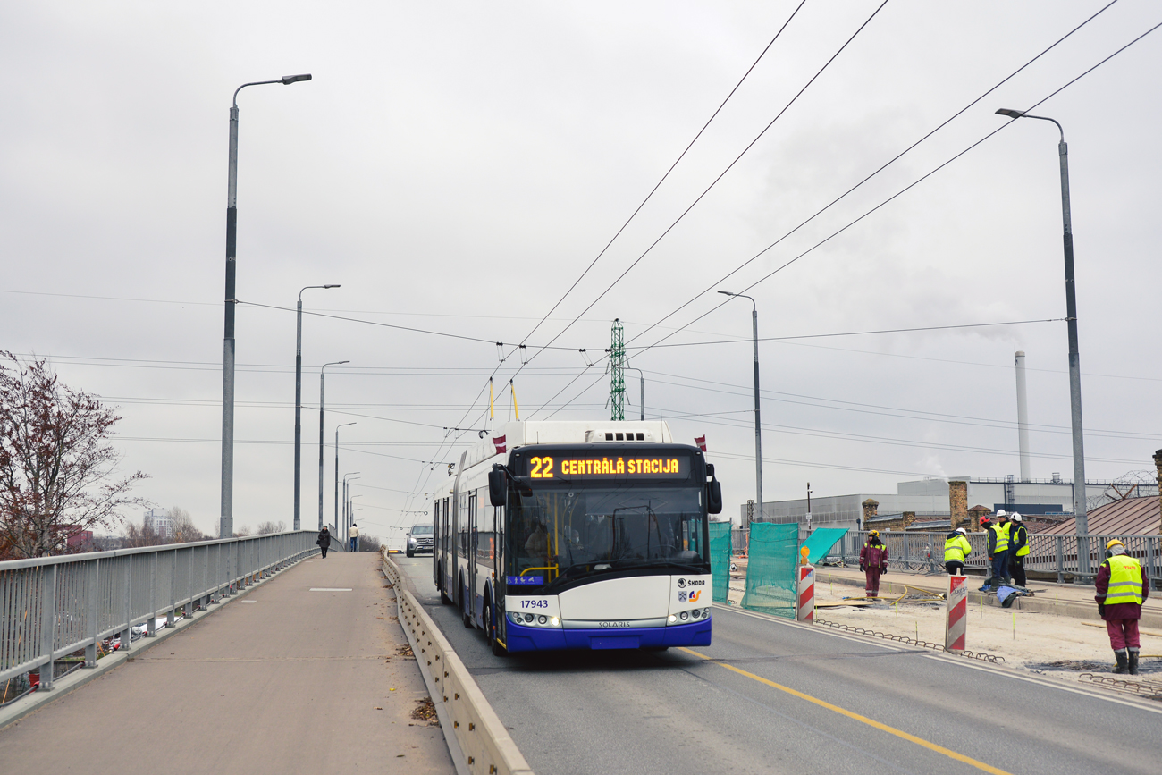 Рига, Škoda 27Tr Solaris III № 17943