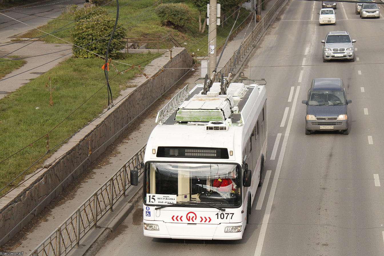 Красноярск, БКМ 321 № 1077