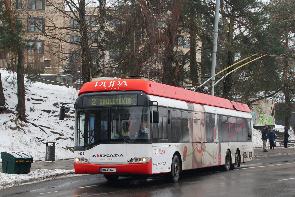 Вильнюс, Solaris Trollino II 15 AC № 1679
