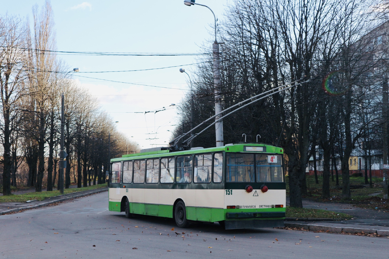 Ровно, Škoda 14Tr08/6 № 151