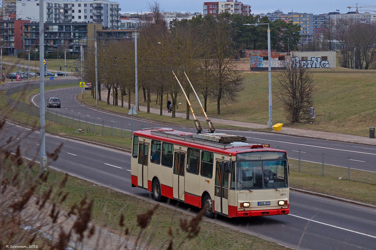 Вильнюс, Škoda 14Tr17/6M № 2671