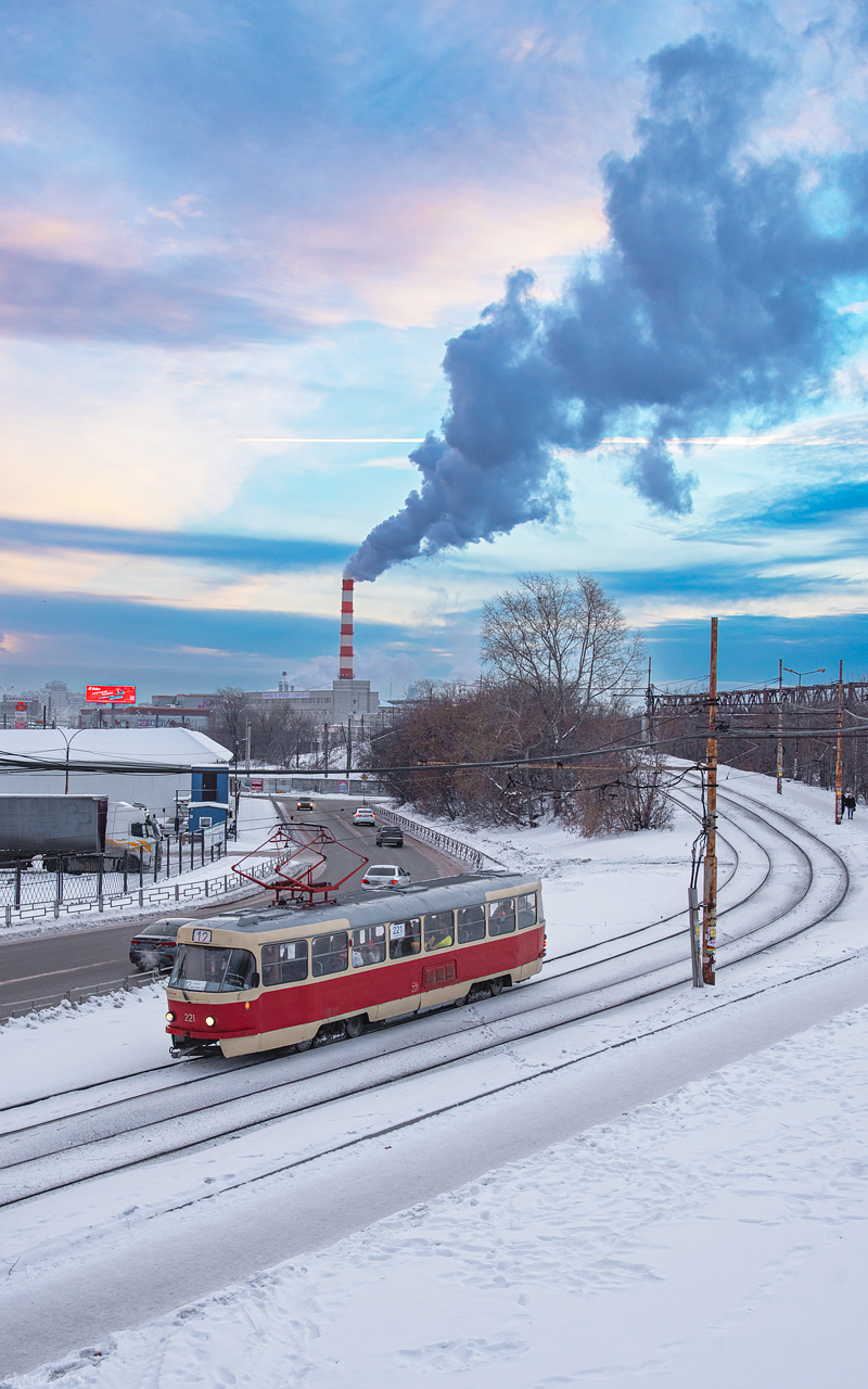 Екатеринбург, Tatra T3SU № 221