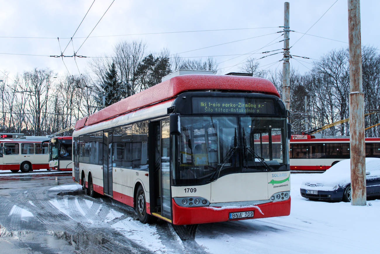 Вильнюс, Solaris Trollino II 15 AC № 1709