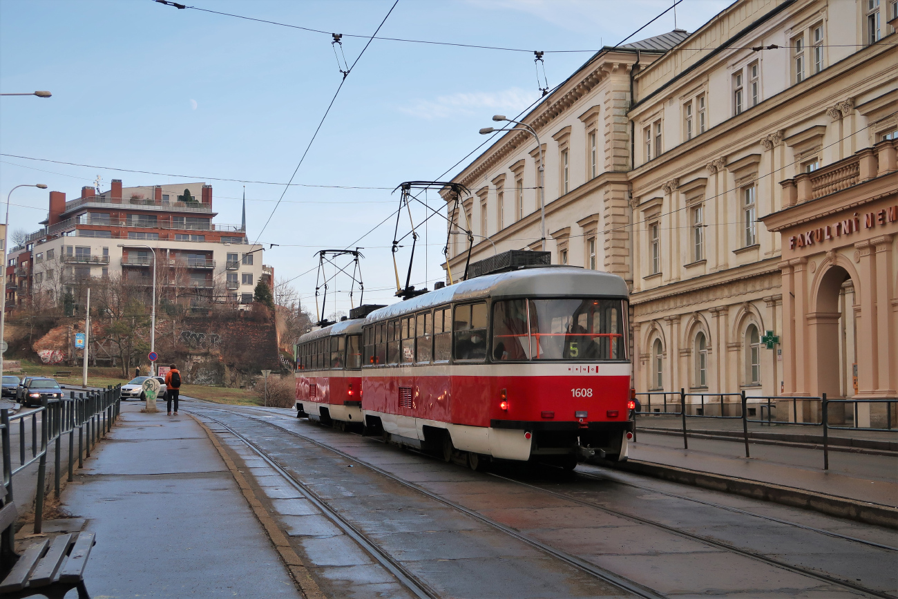 Брно, Tatra T3G № 1608