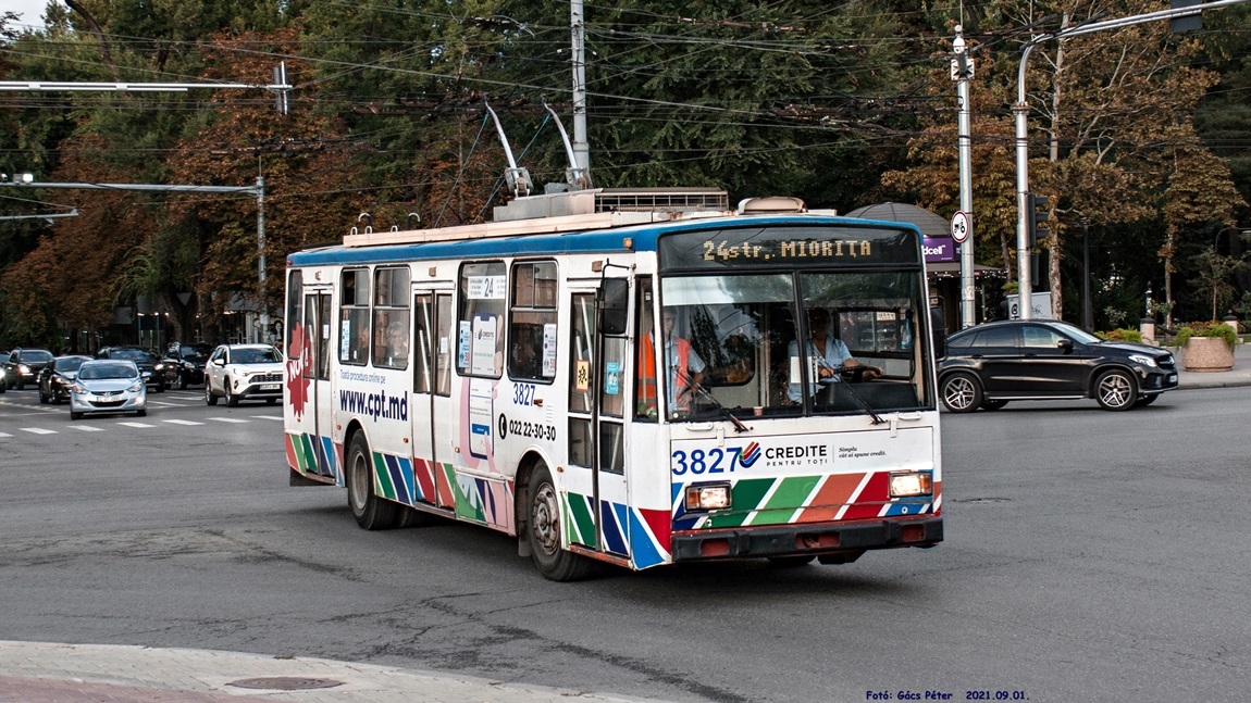 Chișinău, Škoda 14TrDT/6M Nr. 3827