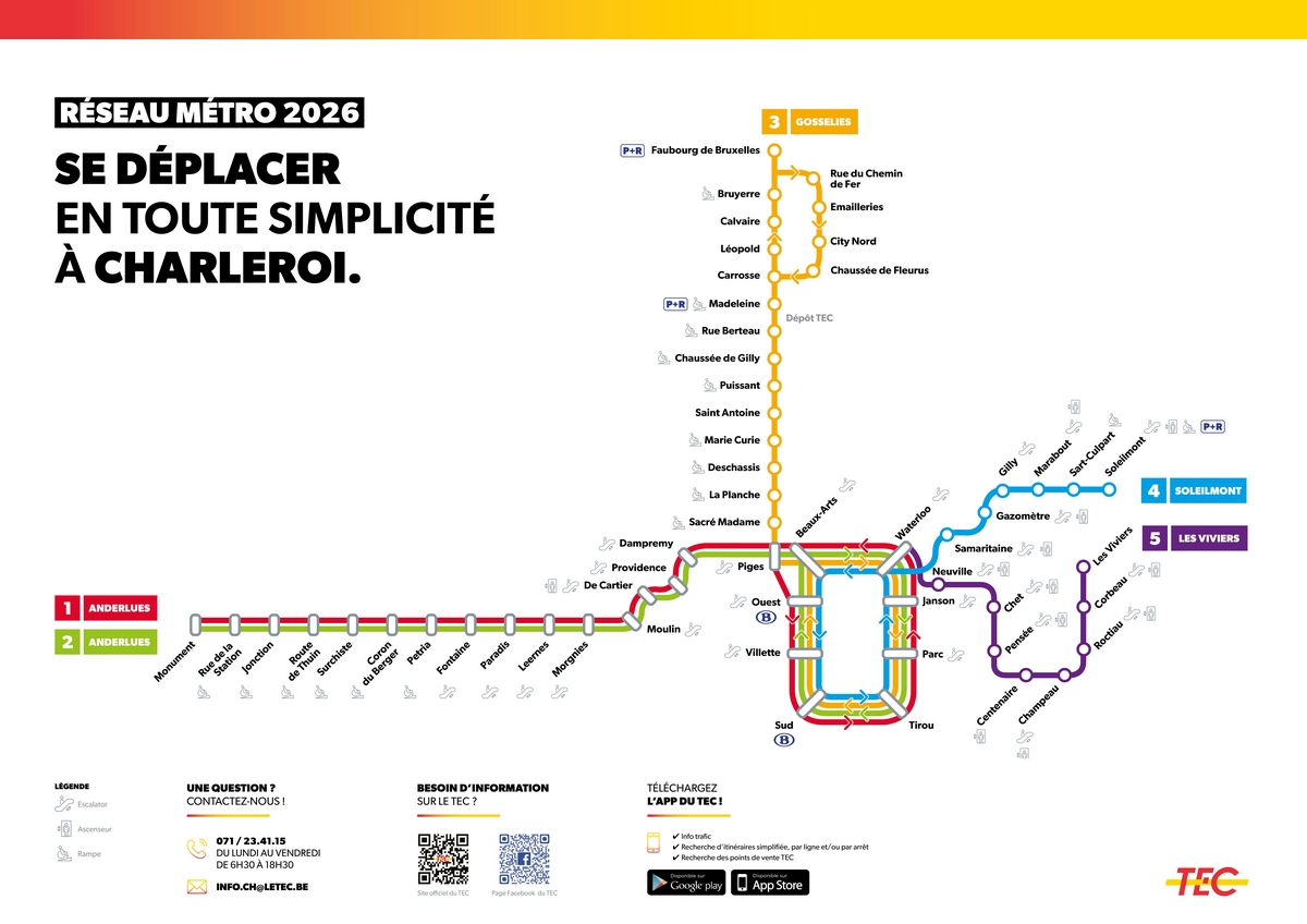 Charleroi — Maps