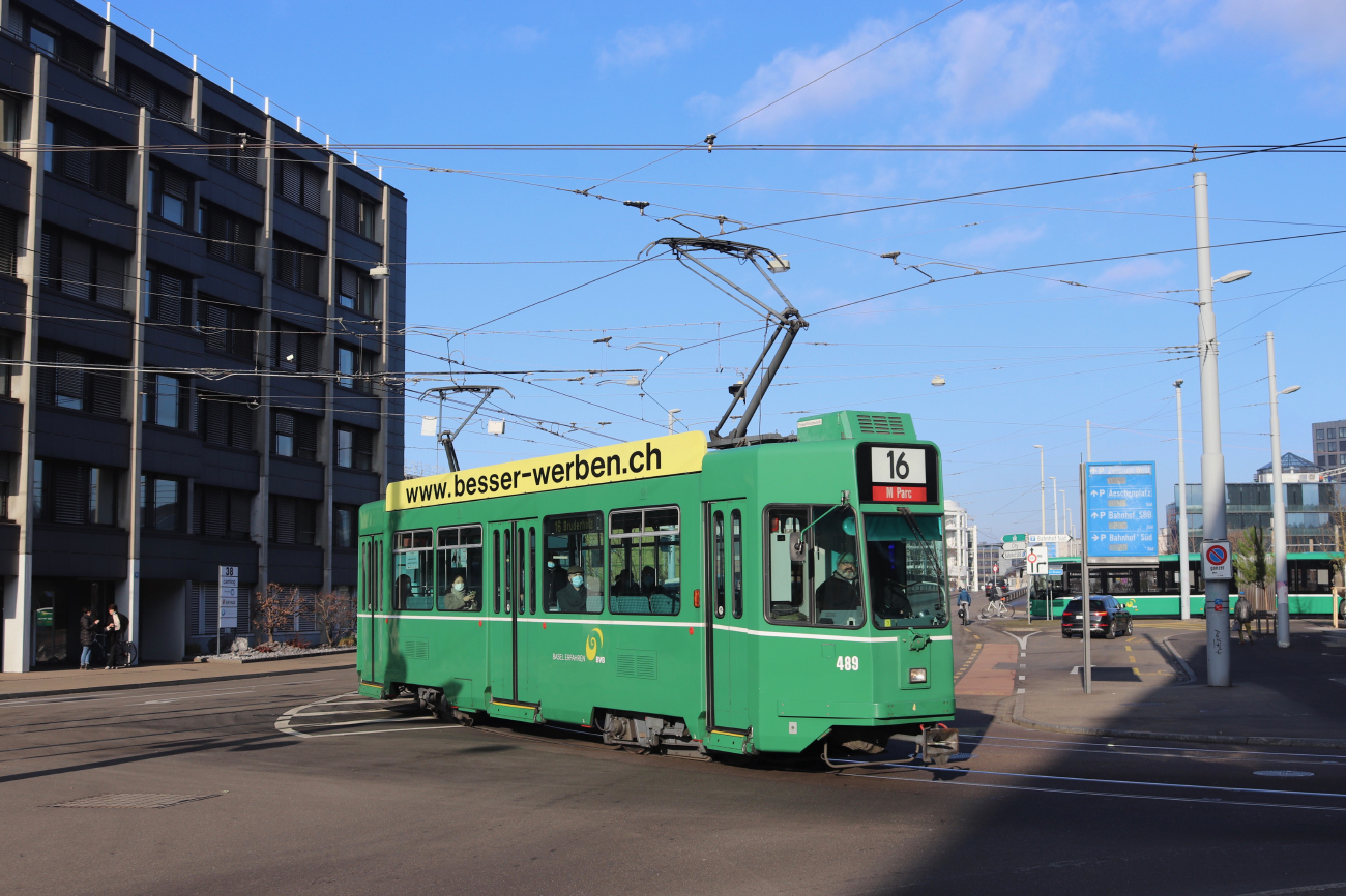 Базель, Schindler/SIG/BBC Be 4/4 № 489 Базель, Schindler/SIG/BBC Be 4/4 № 489