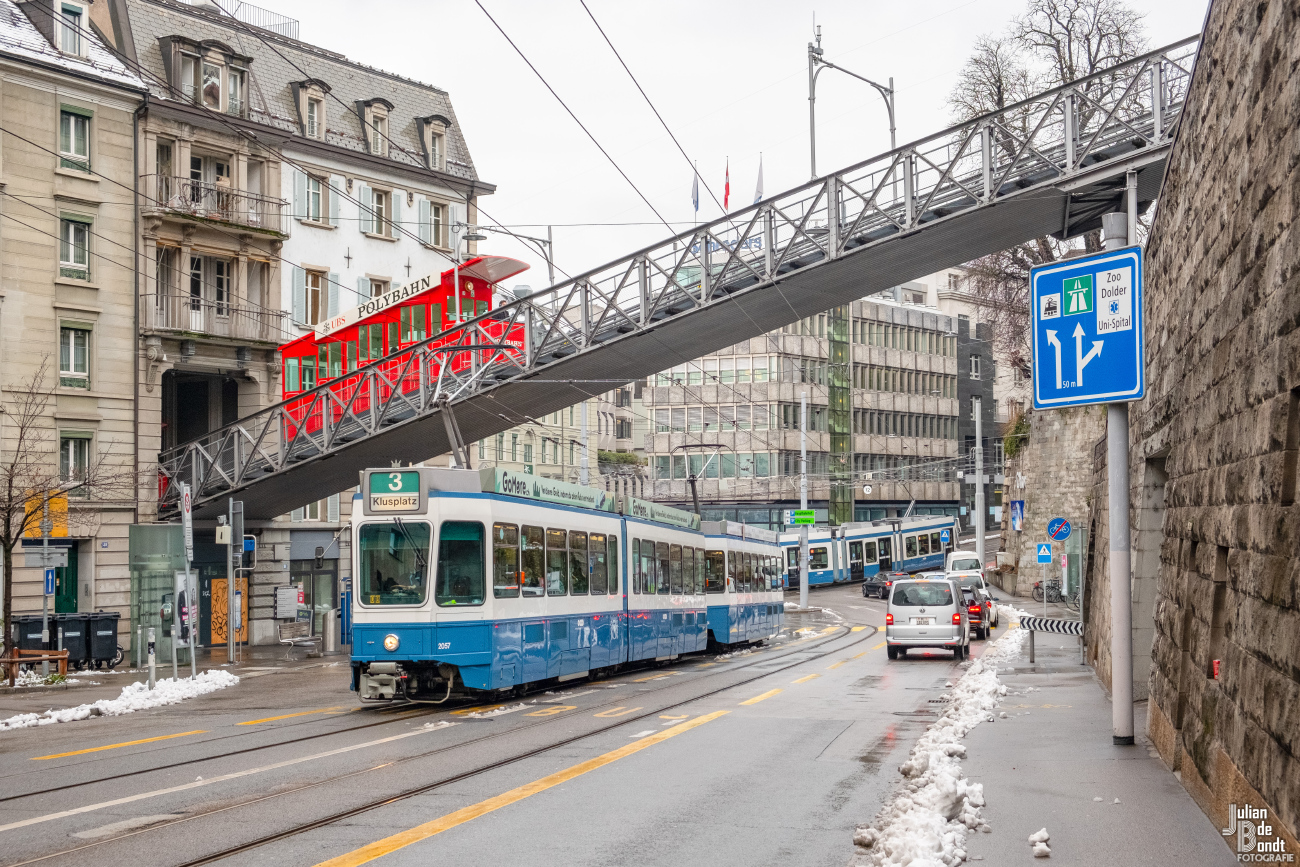 蘇黎世, SWP/SIG/BBC Be 4/6 "Tram 2000" # 2057; 蘇黎世, Doppelmayr/CWA # 1