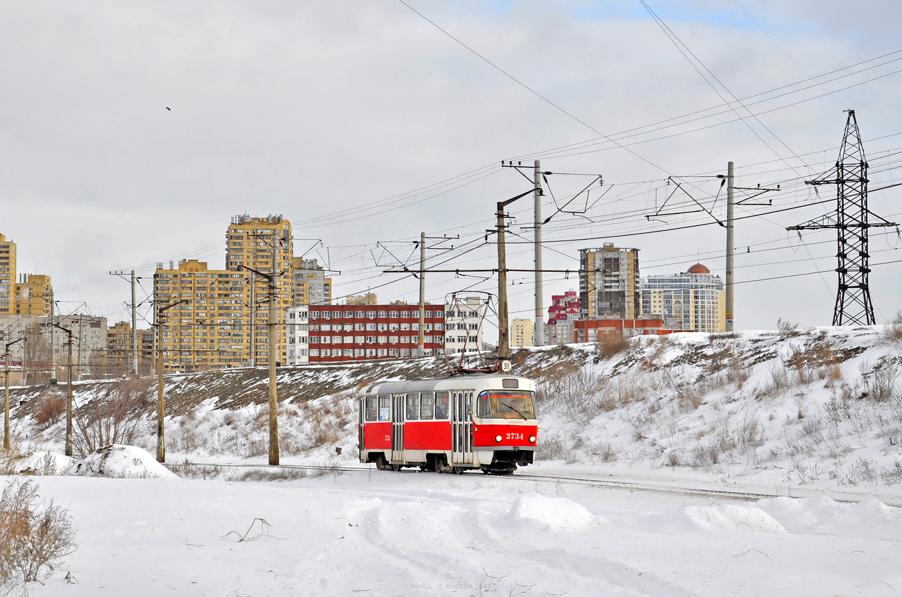 Волгоград, Tatra T3SU № 2734