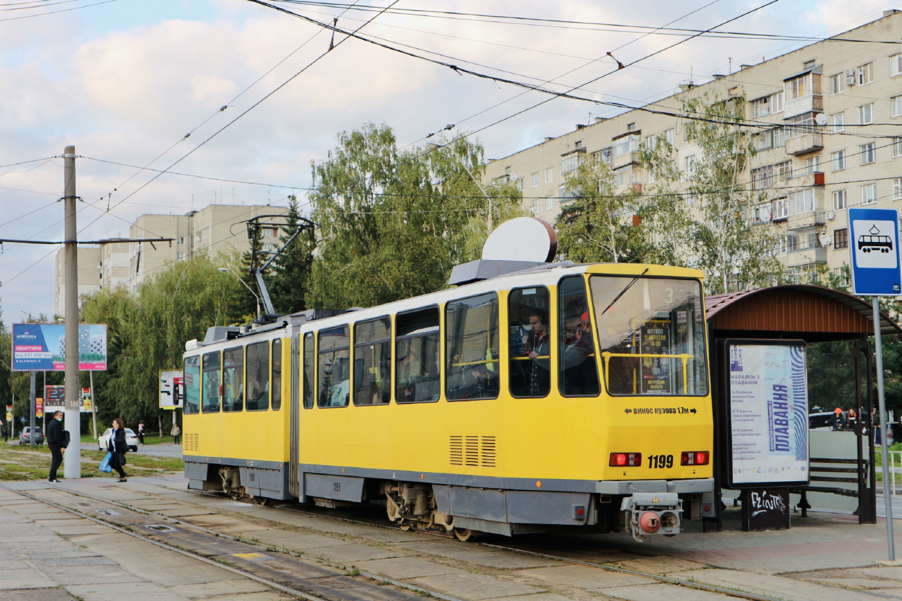 Львов, Tatra KT4DM № 1199