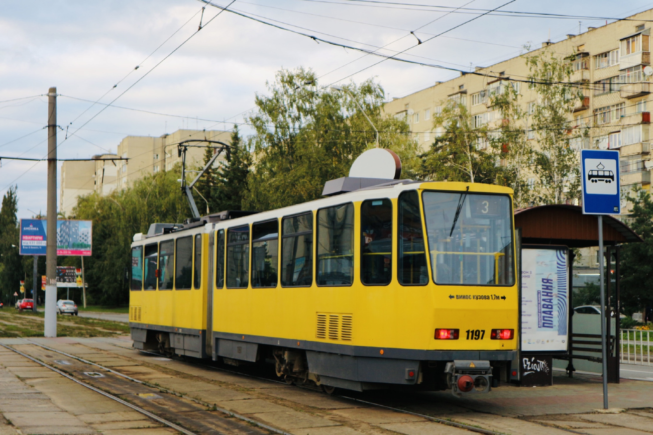Львов, Tatra KT4DM № 1197