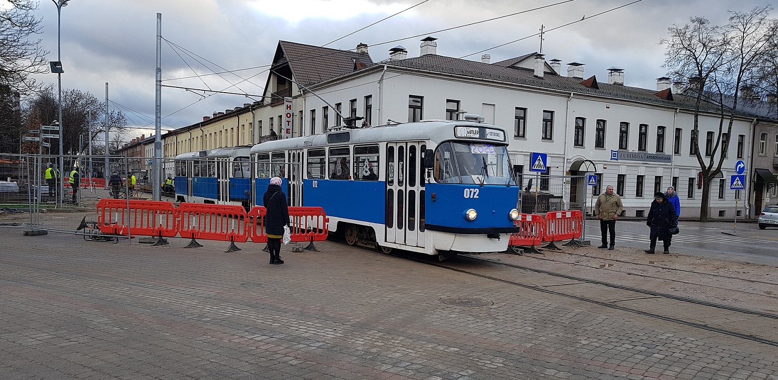 Daugavpils, Tatra T3DC1 № 072; Daugavpils — Tramway Lines and Infrastructure Daugavpils, Tatra T3DC1 № 072; Daugavpils — Tramway Lines and Infrastructure