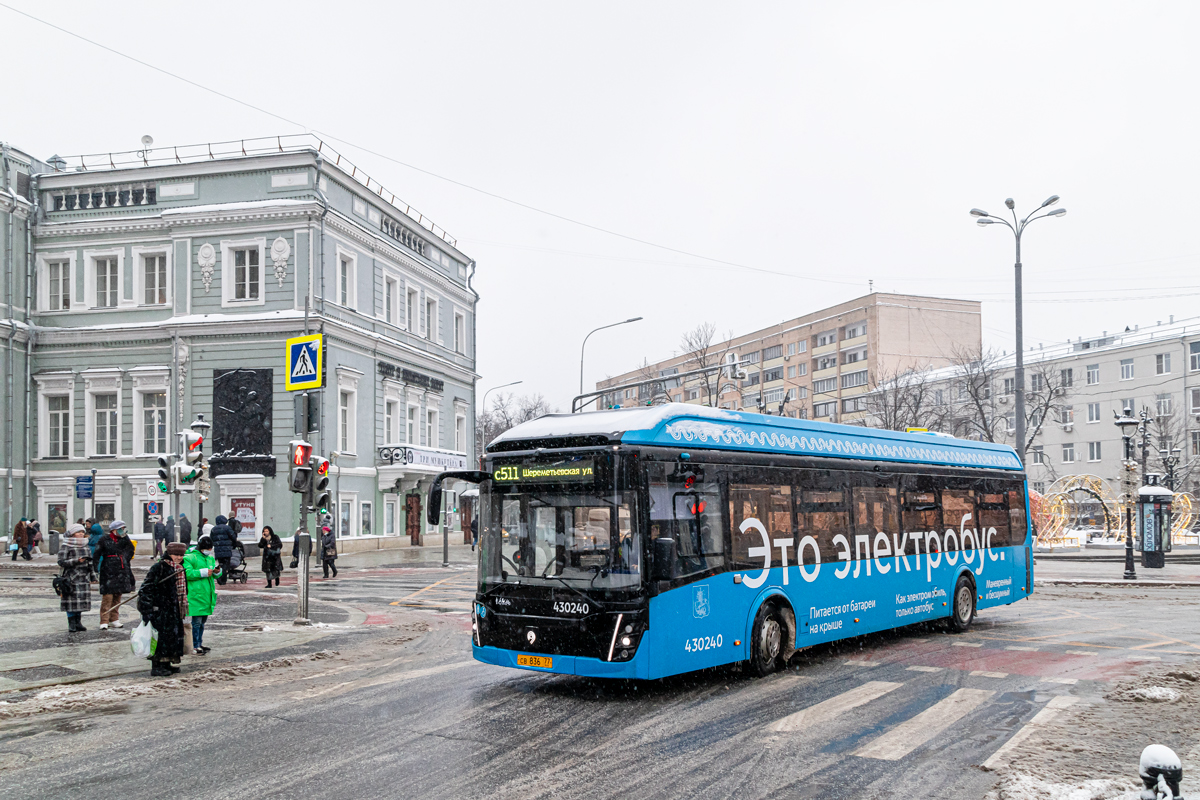 Москва, ЛиАЗ-6274 № 430240