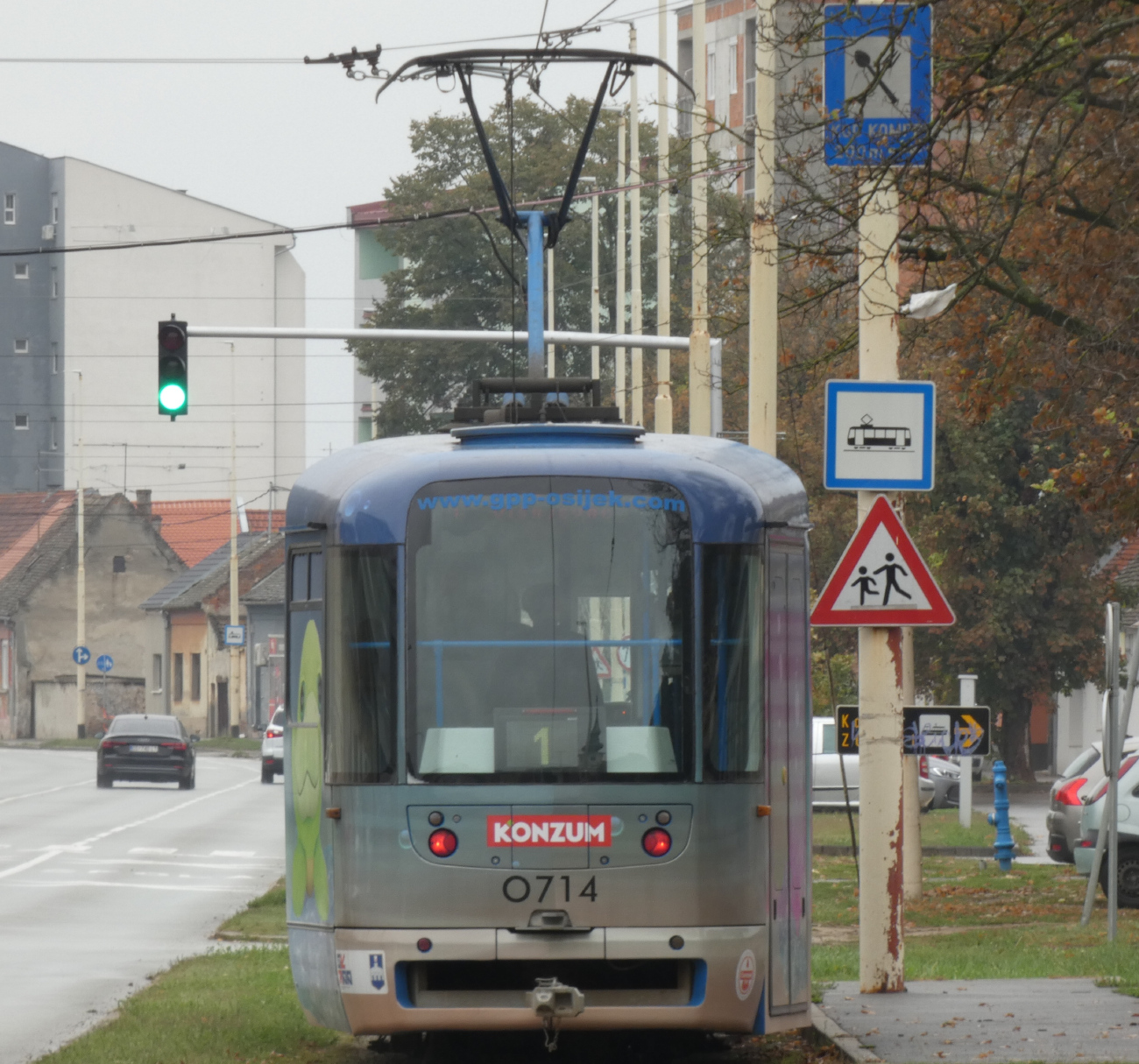 Osijek, Tatra T3PV.O № 0714