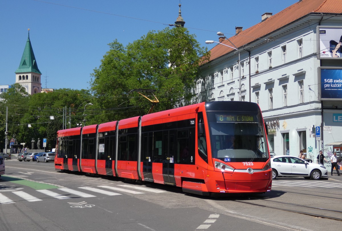 Братислава, Škoda 30T ForCity Plus № 7523