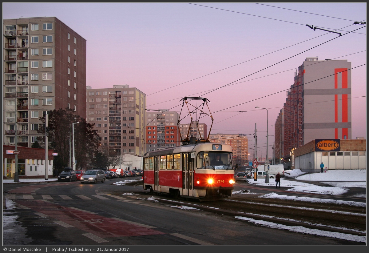 Prague, Tatra T3SUCS № 7174