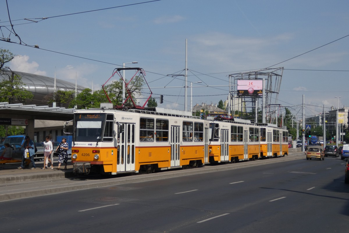 Будапешт, Tatra T5C5K2 № 4206 Будапешт, Tatra T5C5K2 № 4206