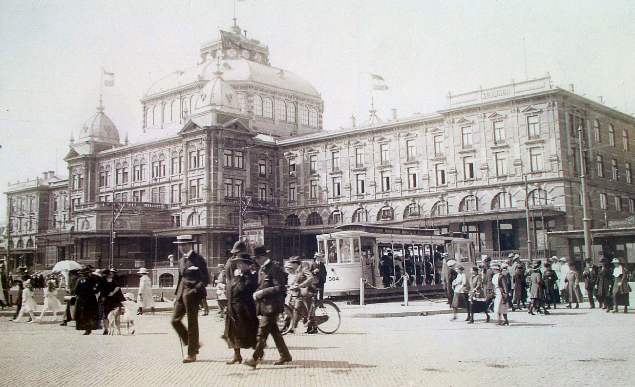 Гаага, Двухосный прицепной вагон № 564; Гаага — Старые фотографии