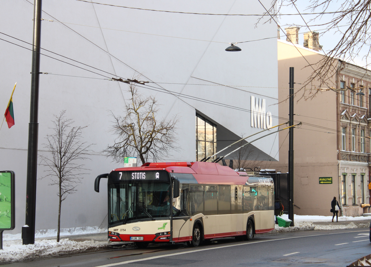 Вильнюс, Solaris Trollino IV 12 Škoda № 2754
