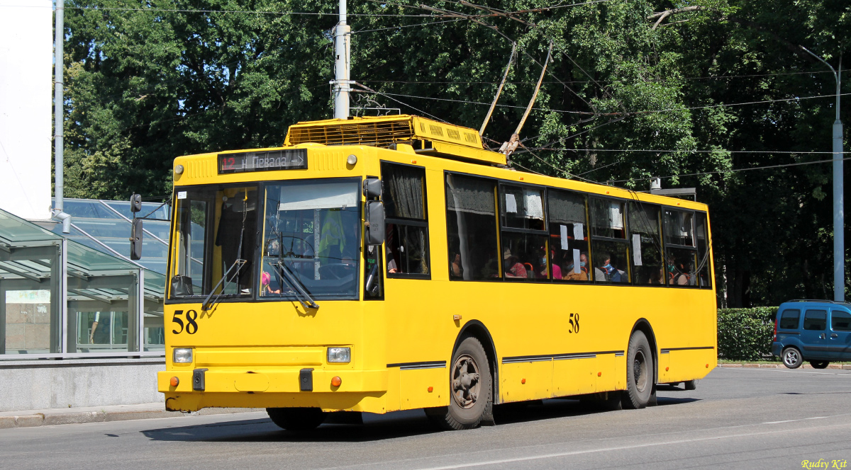 Полтава, ЮМЗ Т1Р (Т2П) № 58