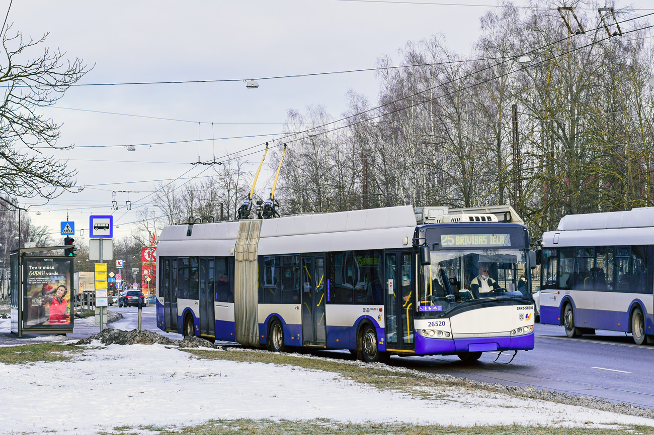 Рига, Solaris Trollino III 18 Ganz № 26520