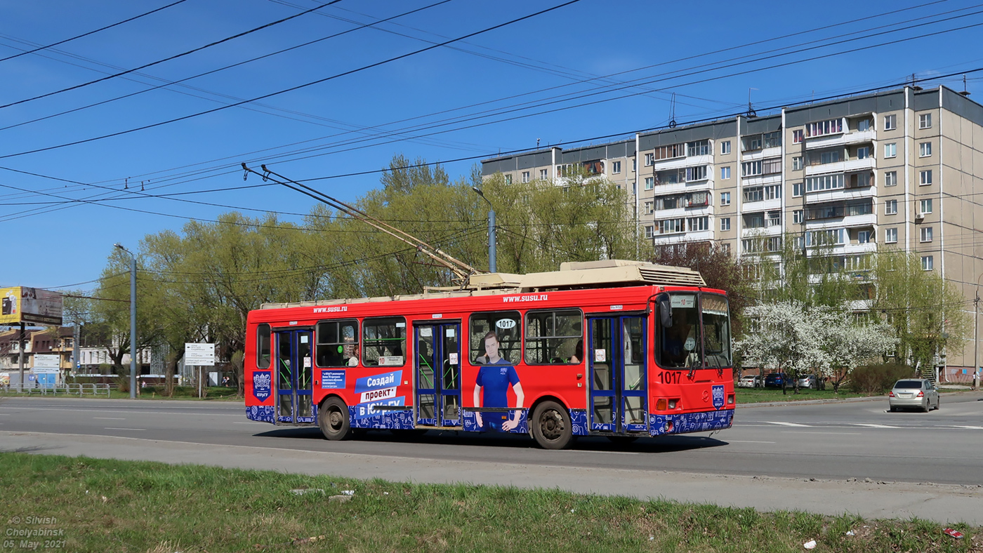 Челябинск, ЛиАЗ-5280 (ВЗТМ) № 1017